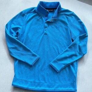 Under Armour Loose Coldgear Golf 1/4 Snap Pullover Men’s Sz XL Teal Aqua Blue